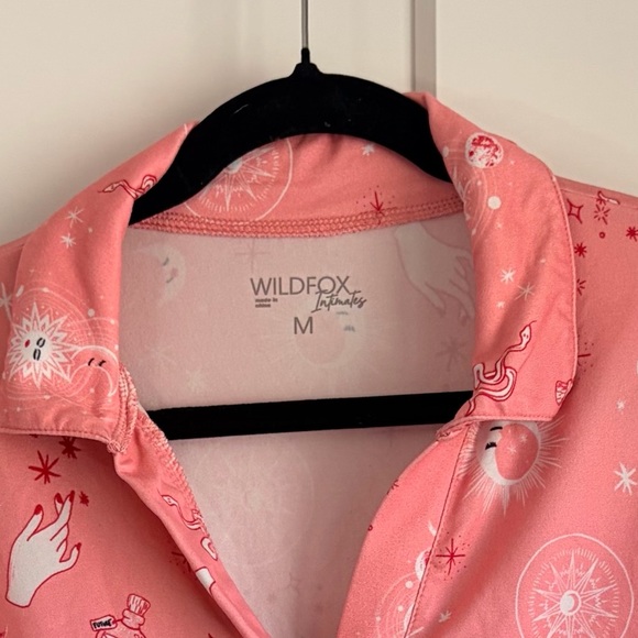 Wildfox Pink Patterned Pajama Set | M - Picture 6 of 6